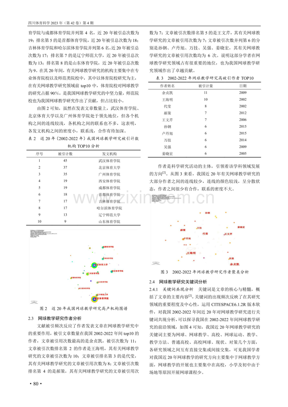 基于Citespace的近二十年网球教学研究的可视化分析综述.pdf_第3页