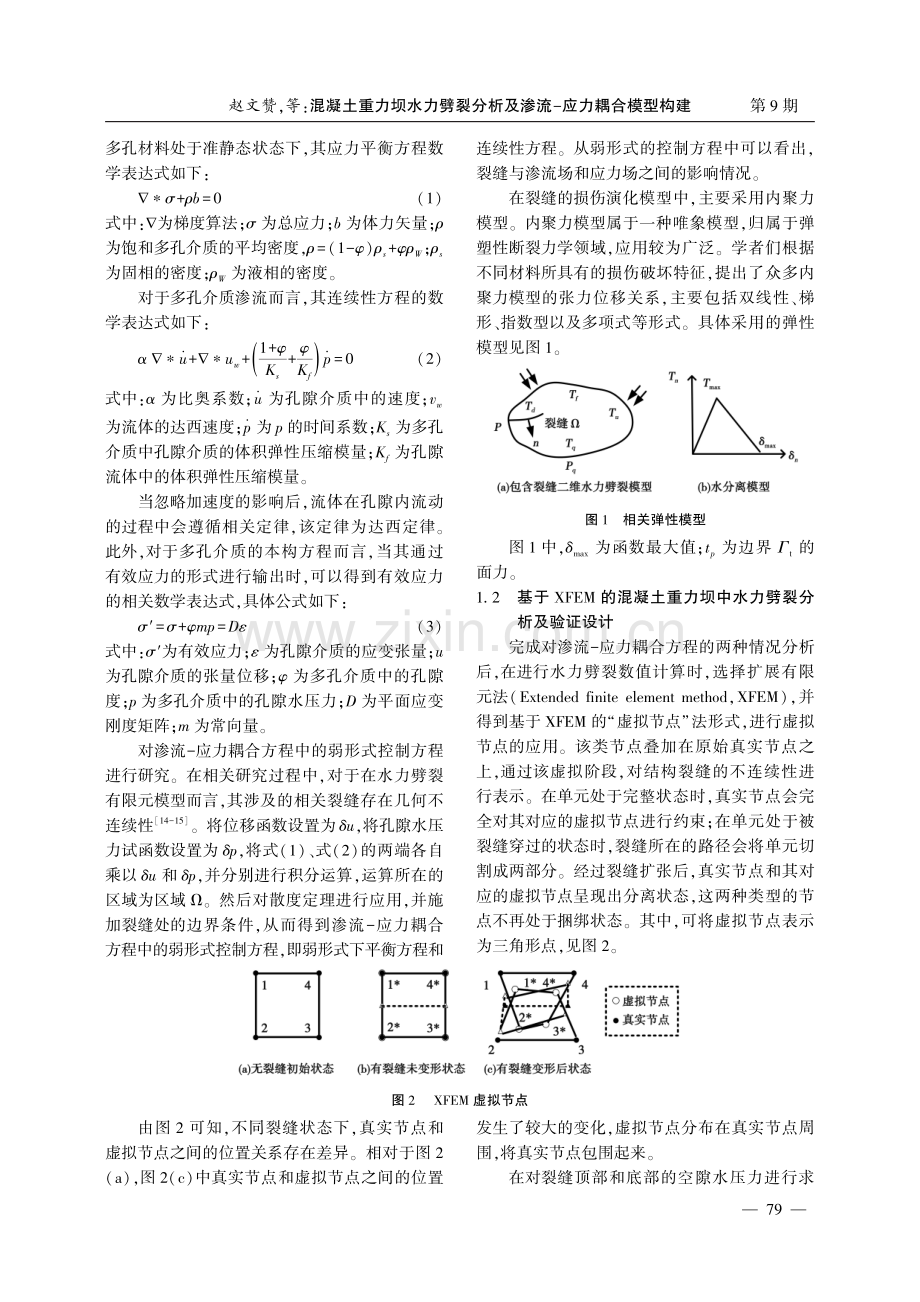 混凝土重力坝水力劈裂分析及渗流-应力耦合模型构建.pdf_第2页