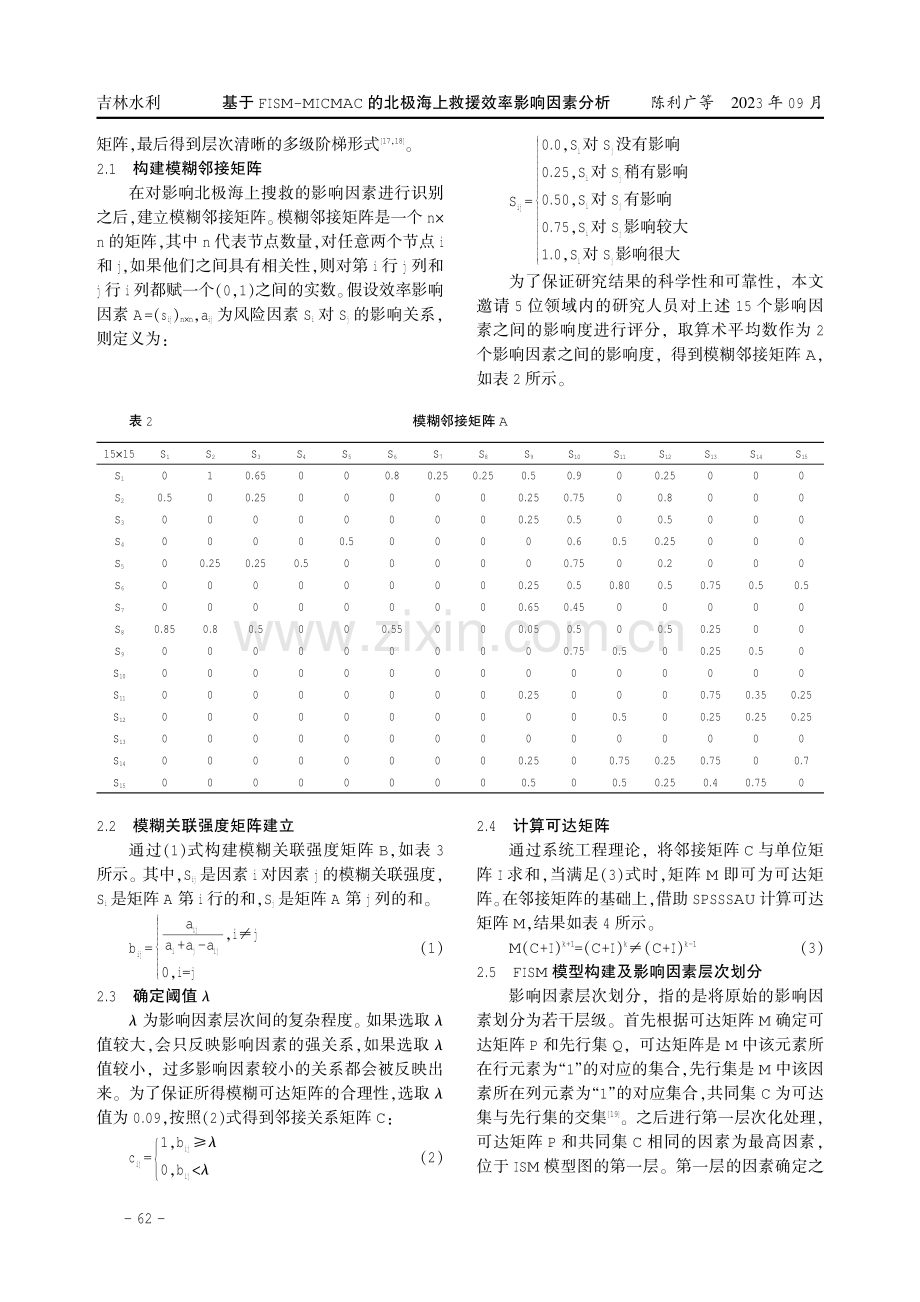 基于FISM-MICMAC的北极海上救援效率影响因素分析.pdf_第3页