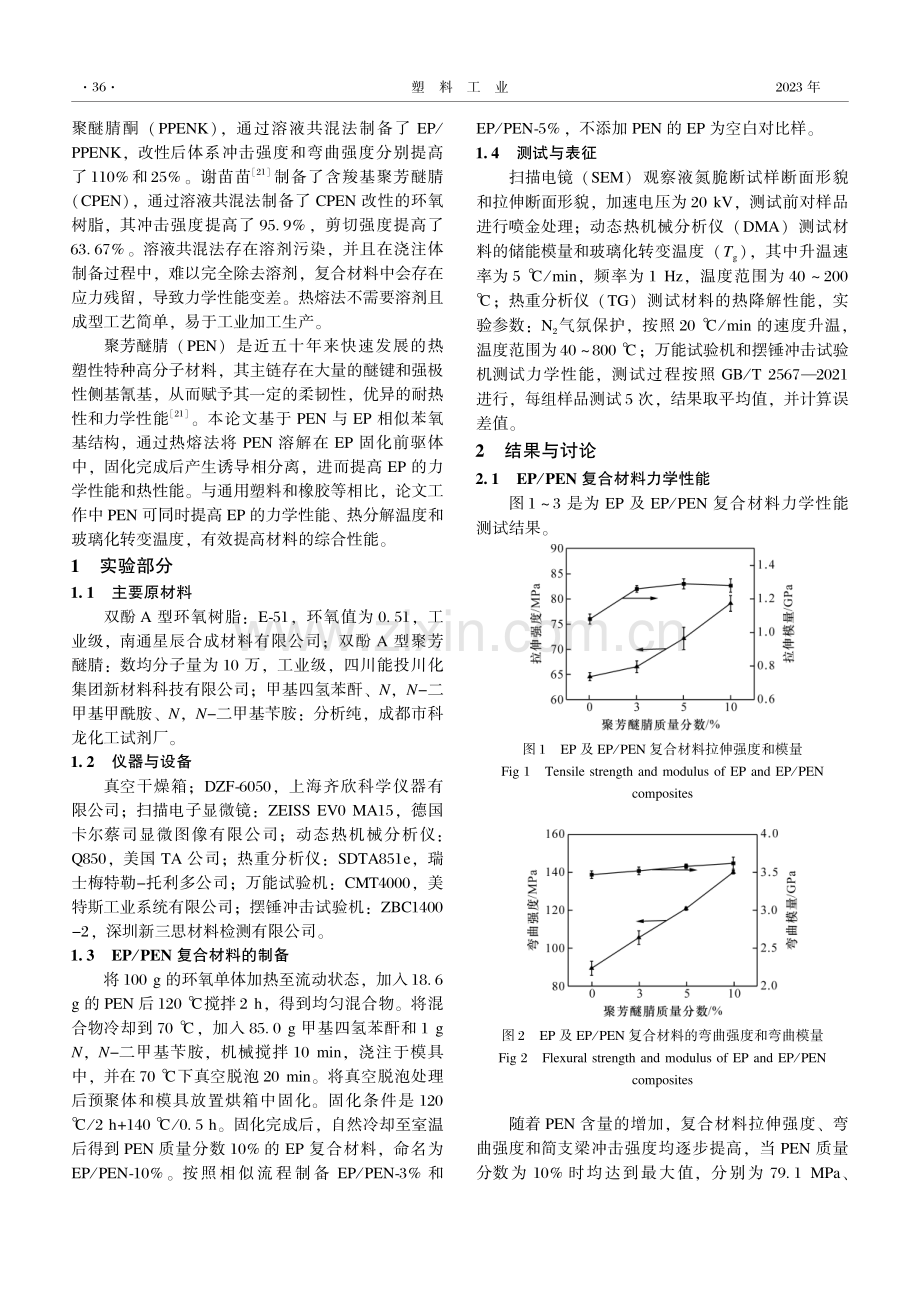 环氧树脂_聚芳醚腈复合材料的制备及性能研究.pdf_第2页