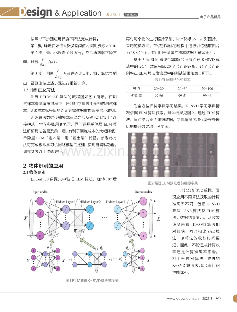 基于ELM改进K-SVD算法的多特征融合物体成像识别.pdf_第2页