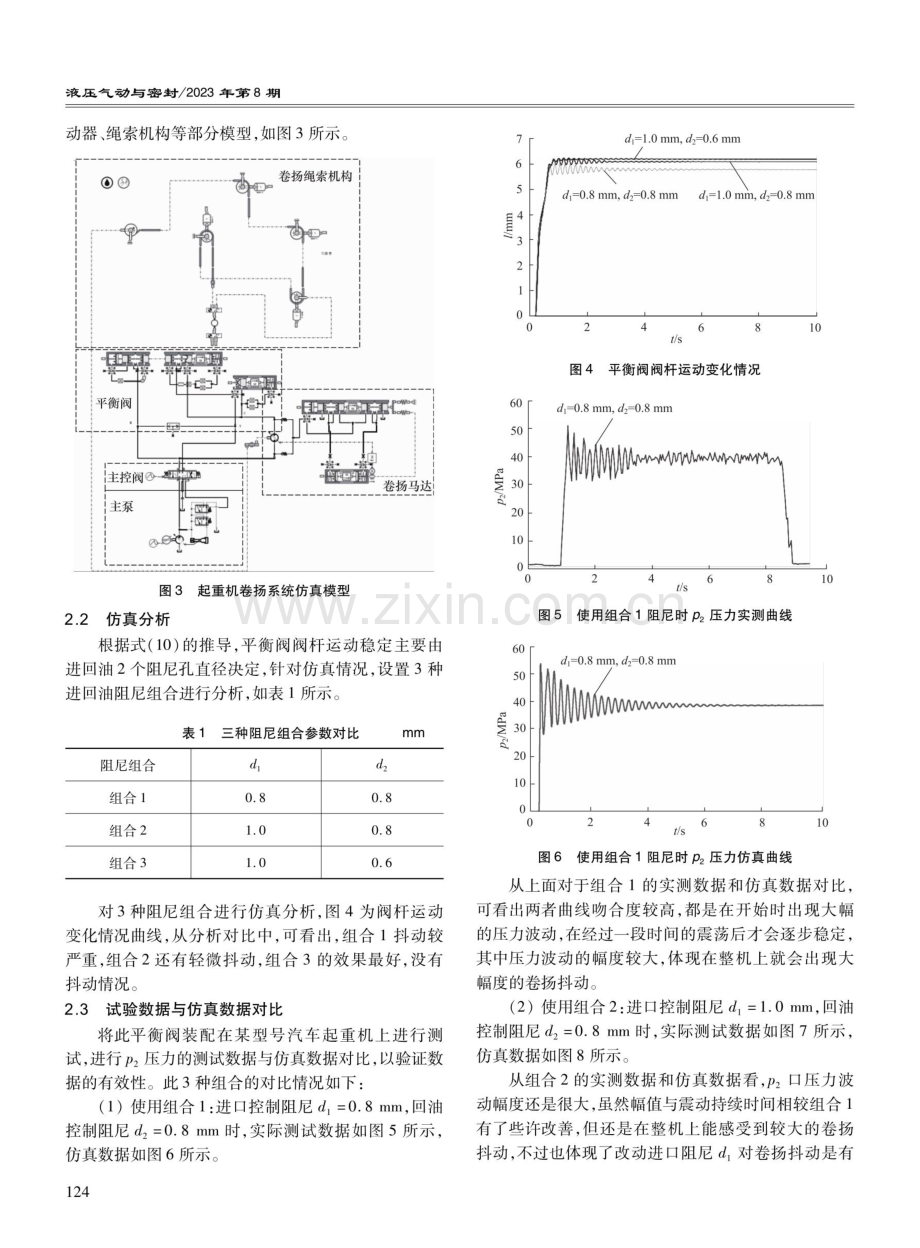 基于AMESim的起重机卷扬平衡阀抖动问题研究.pdf_第3页