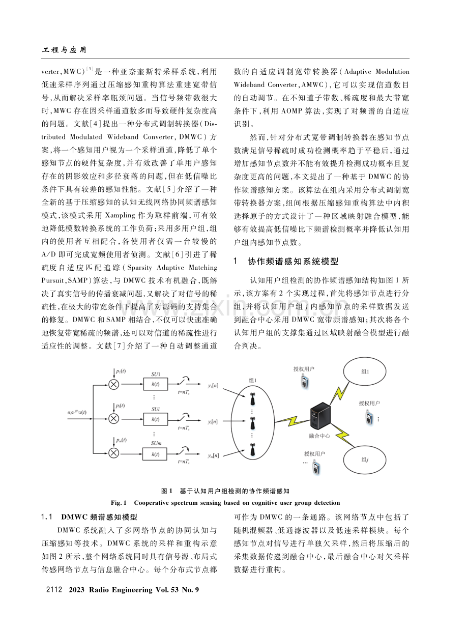 基于分布式宽带调制转换器的协作频谱感知.pdf_第2页