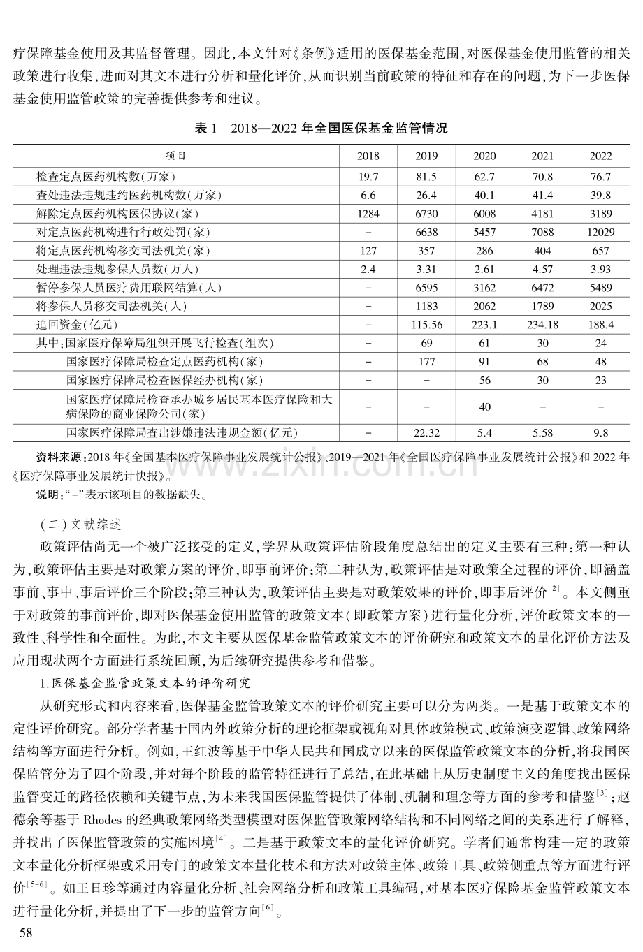 基于PMC指数模型的我国医疗保障基金使用监管政策文本量化评价.pdf_第2页