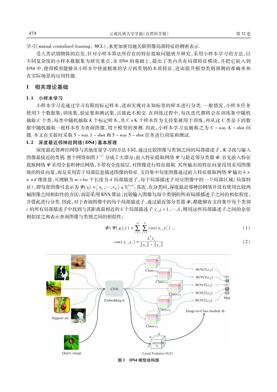 基于改进DN4的小样本图像分类研究.pdf_第2页