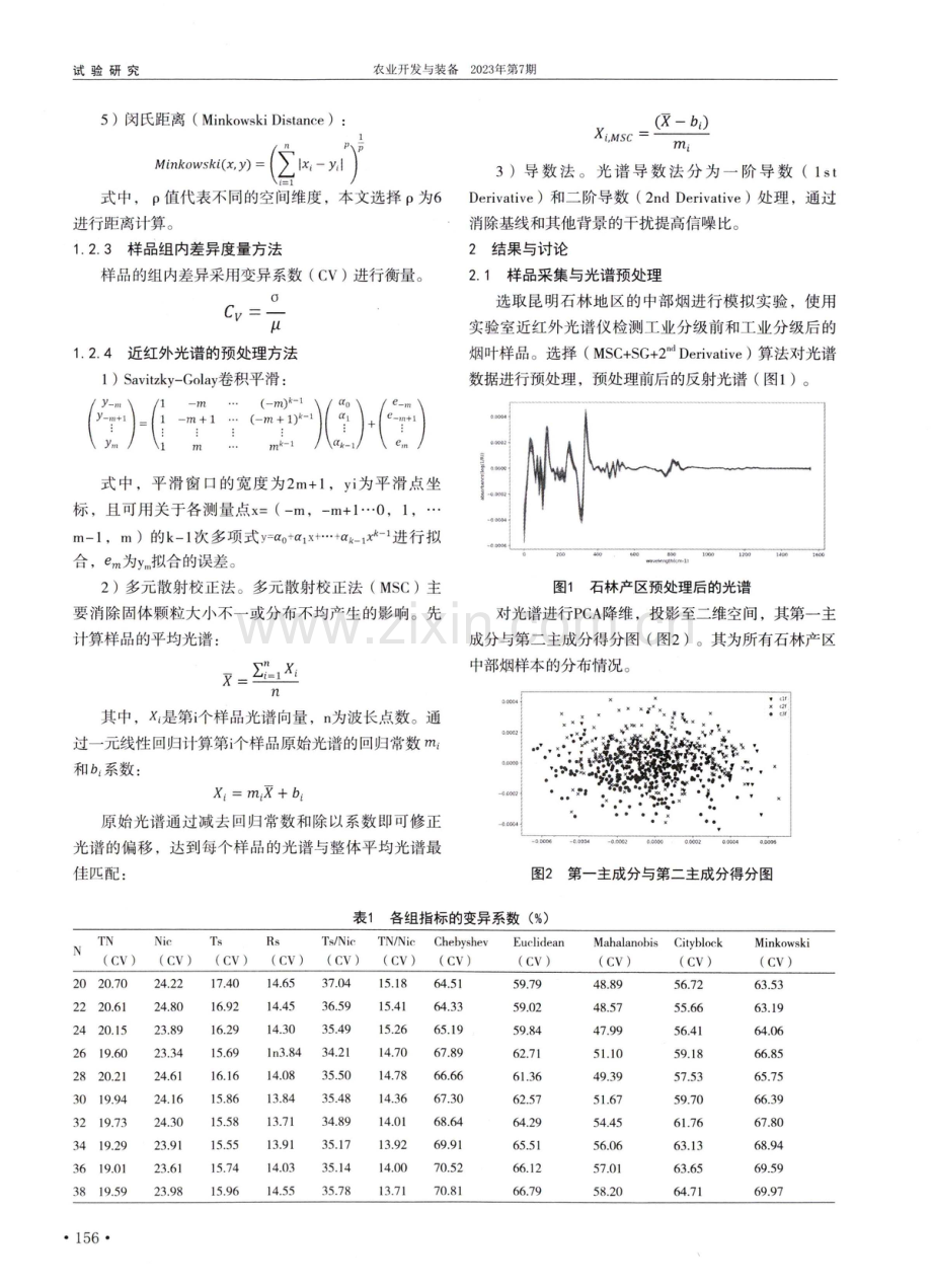 基于近红外光谱距离度量的烟叶均质性评价研究.pdf_第2页