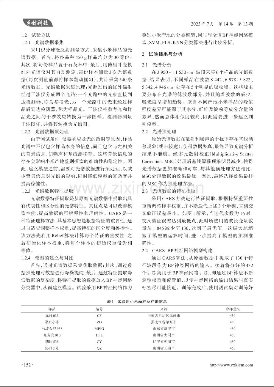 基于神经网络的小米产地鉴别研究.pdf_第2页