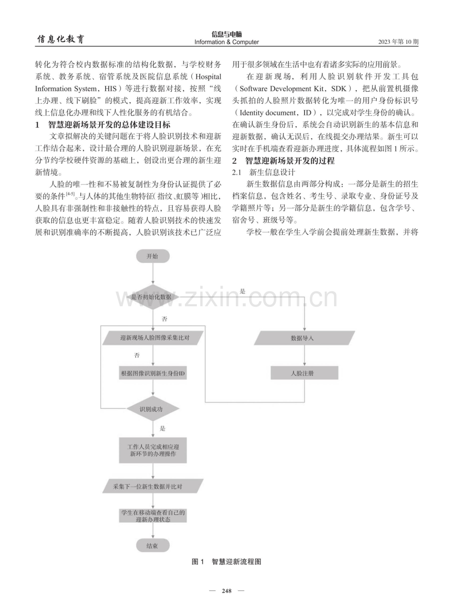 基于人脸识别的高校智慧迎新应用场景开发.pdf_第2页