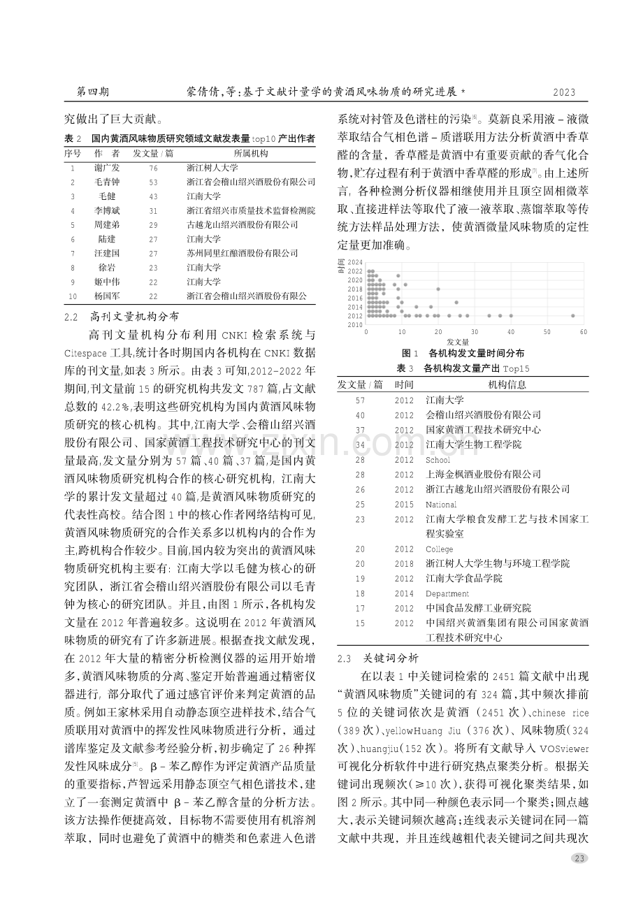 基于文献计量学的黄酒风味物质的研究进展.pdf_第3页