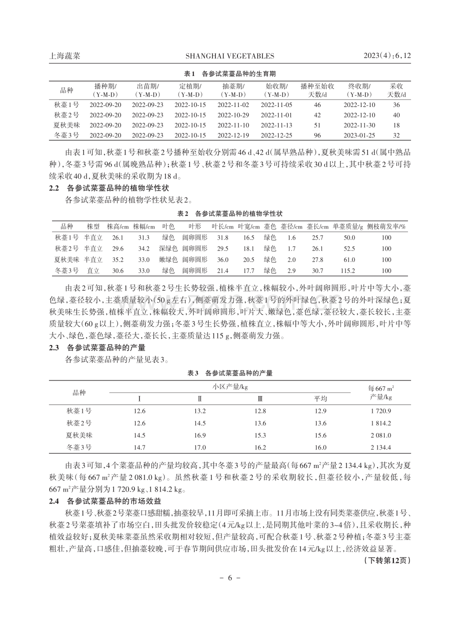 江苏昆山地区菜薹新品种引种试验.pdf_第2页