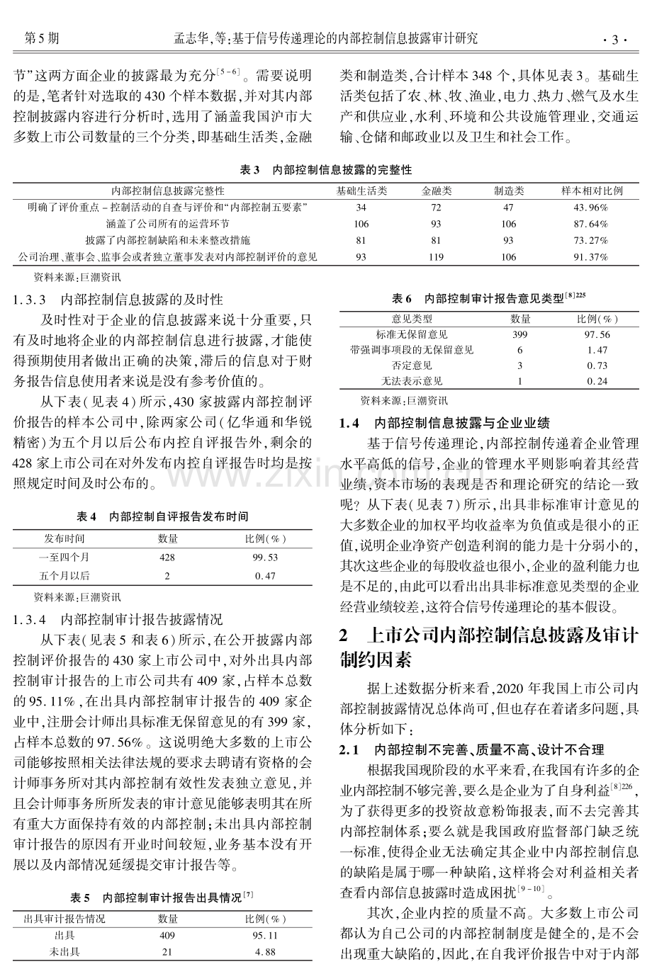 基于信号传递理论的内部控制信息披露审计研究.pdf_第3页