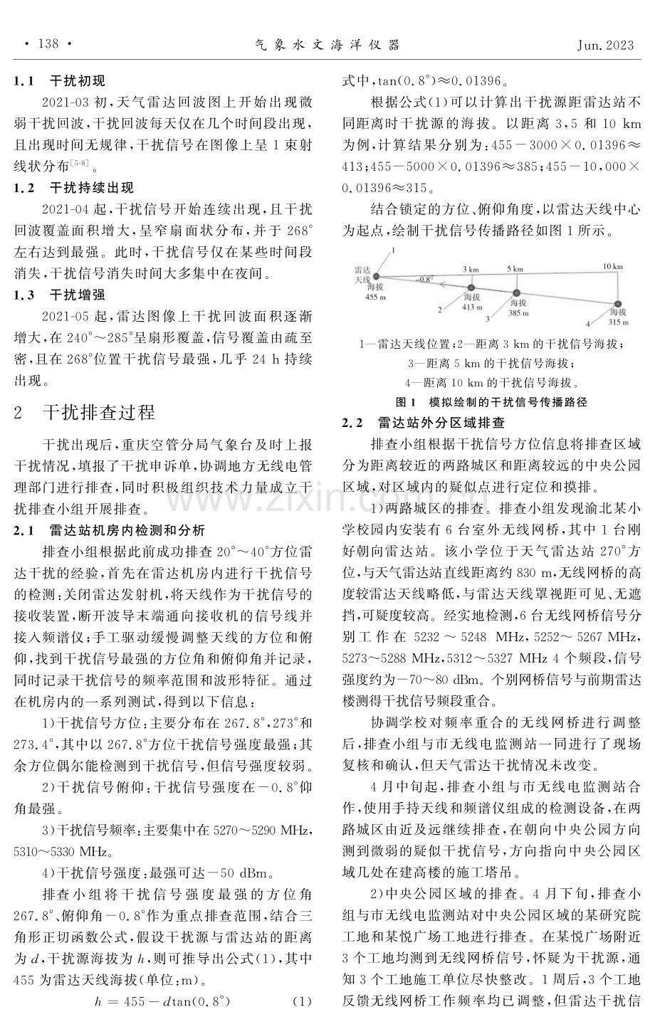 江北机场天气雷达268°无线电干扰排查案例分析.pdf_第2页