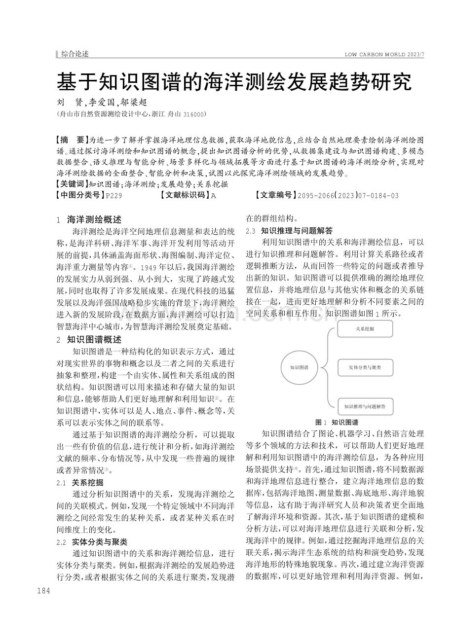 基于知识图谱的海洋测绘发展趋势研究.pdf_第1页