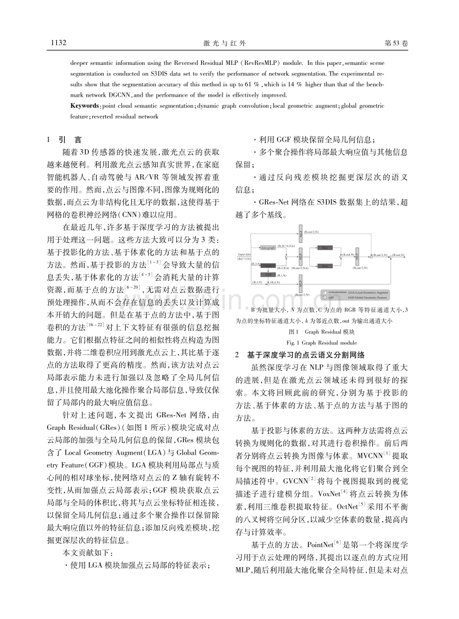 结合局部增强与反向残差的点云语义分割网络.pdf_第2页