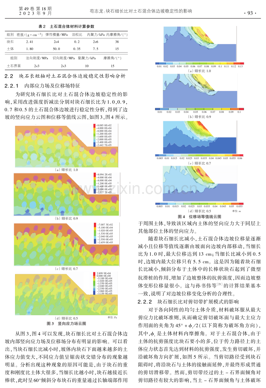 块石细长比对土石混合体边坡稳定性的影响.pdf_第3页