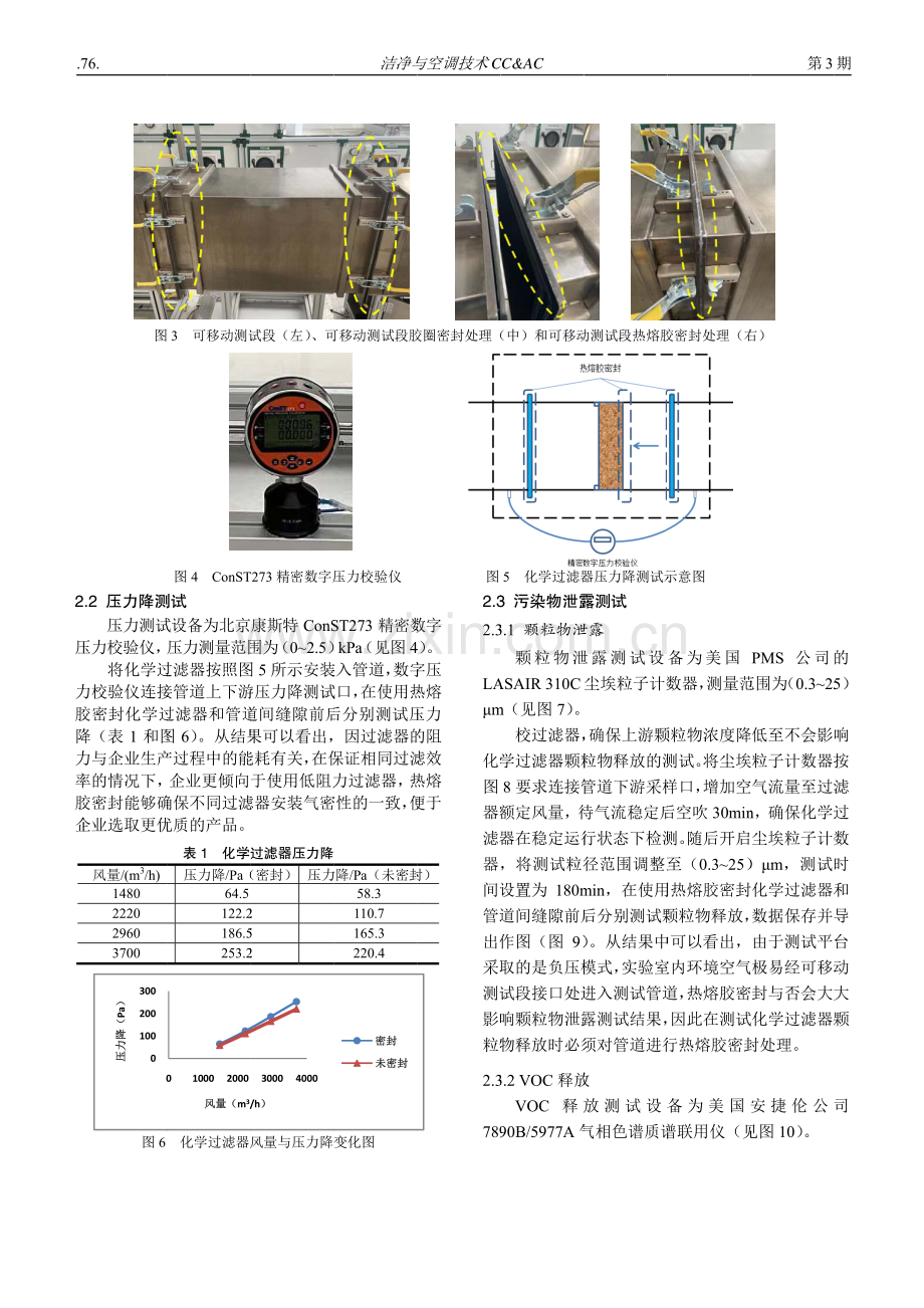 洁净厂房用化学过滤器的性能检测.pdf_第3页