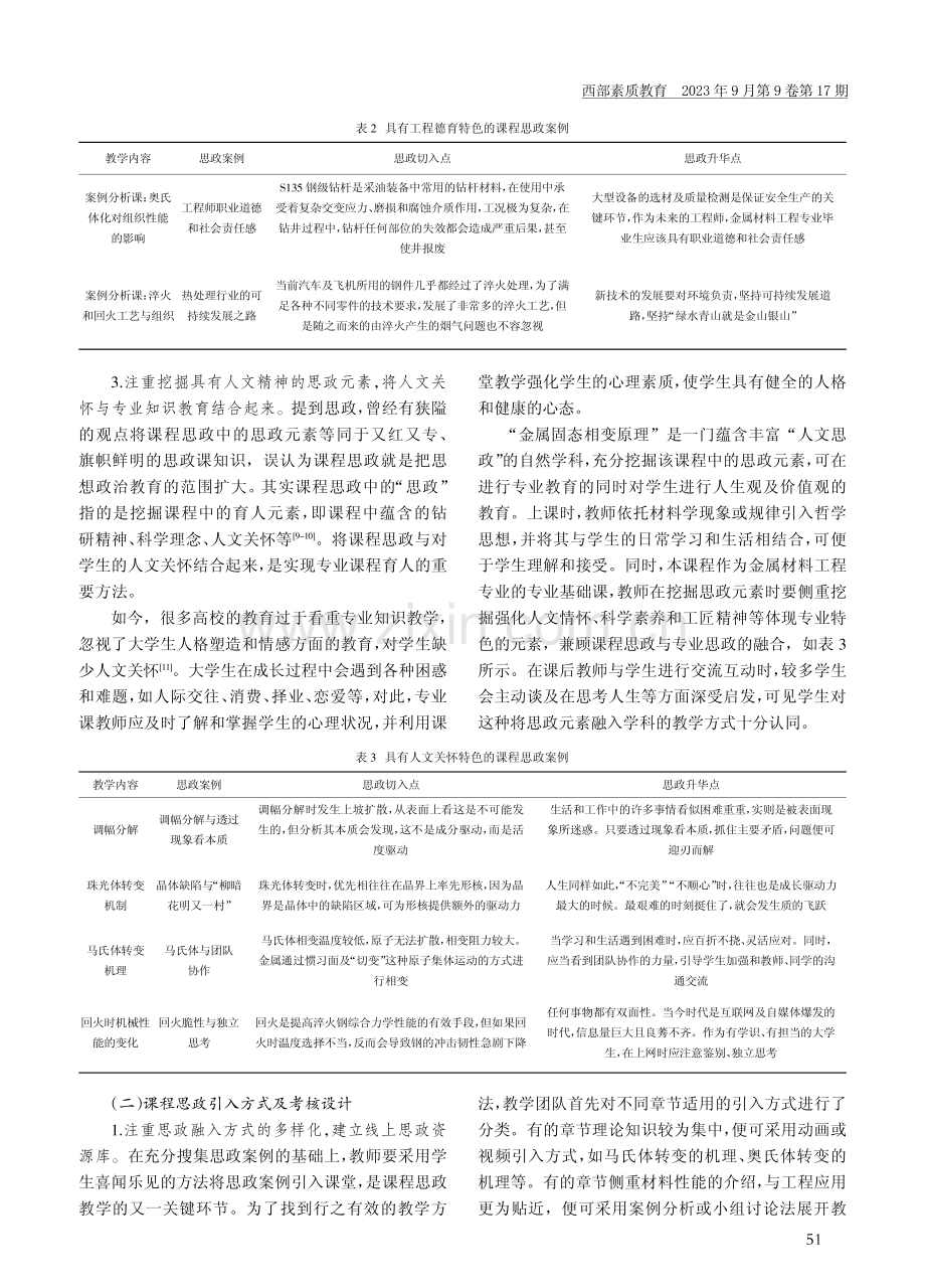 金属材料工程专业课程思政的探索与实践——以“金属固态相变原理”课程为例.pdf_第3页