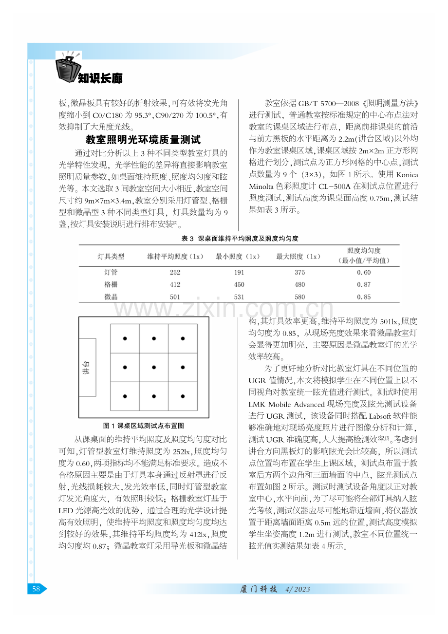 教室灯具的照明质量分析与研究.pdf_第3页