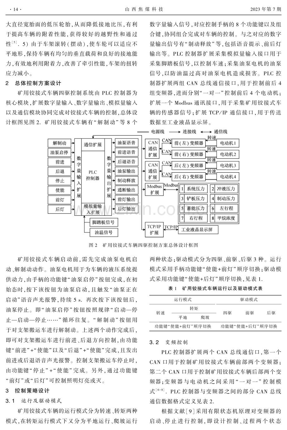 矿用铰接式车辆四轮独立驱动控制方案设计.pdf_第2页