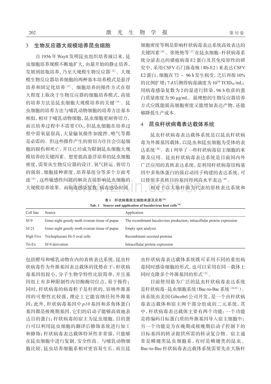 昆虫细胞无血清培养的研究进展及应用.pdf_第3页