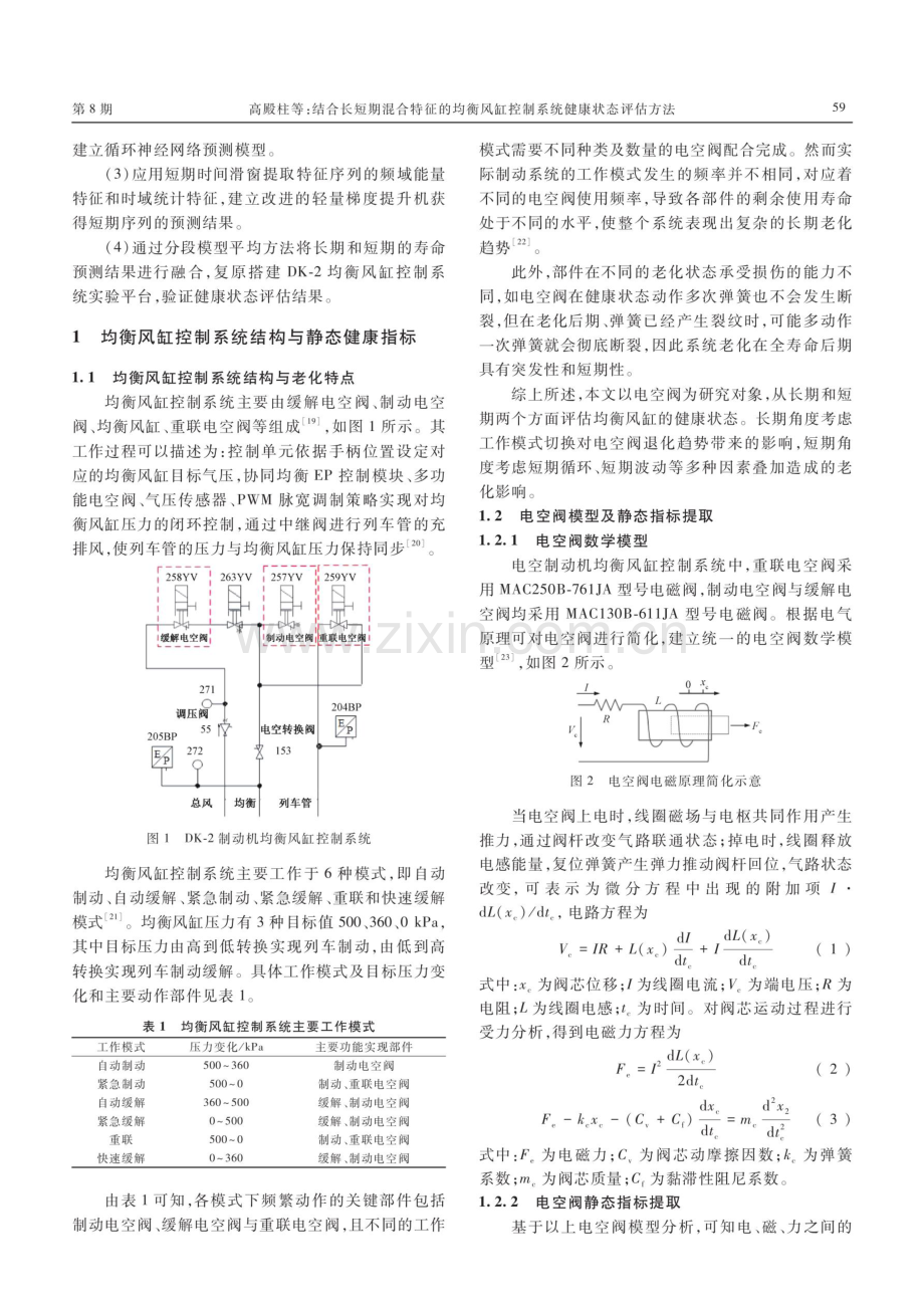 结合长短期混合特征的均衡风缸控制系统健康状态评估方法.pdf_第3页