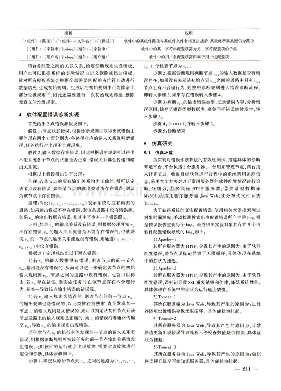 面向系统可靠性保障的软件配置错误诊断仿真.pdf_第3页