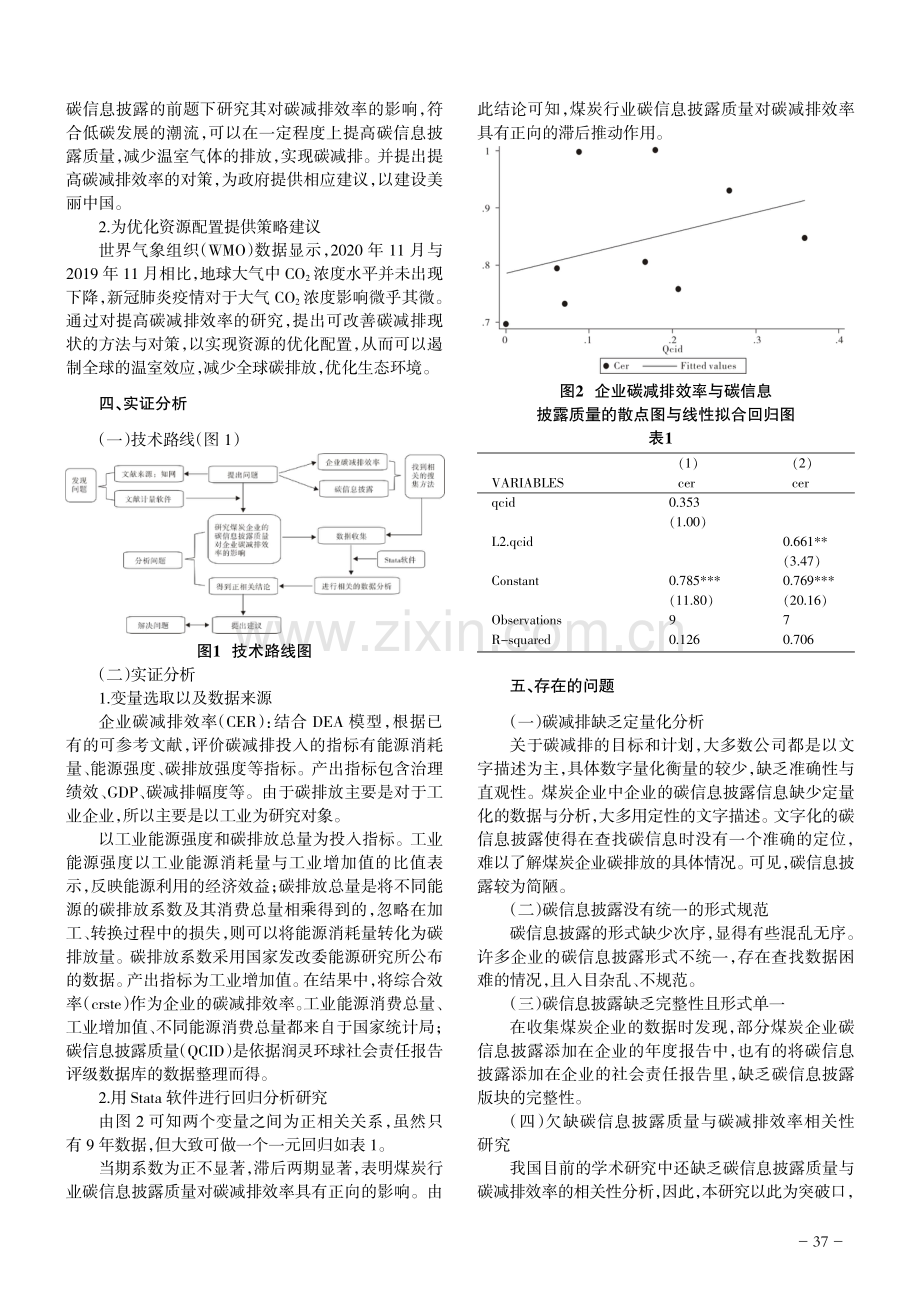 煤炭企业碳信息披露质量对碳减排效率的影响.pdf_第2页