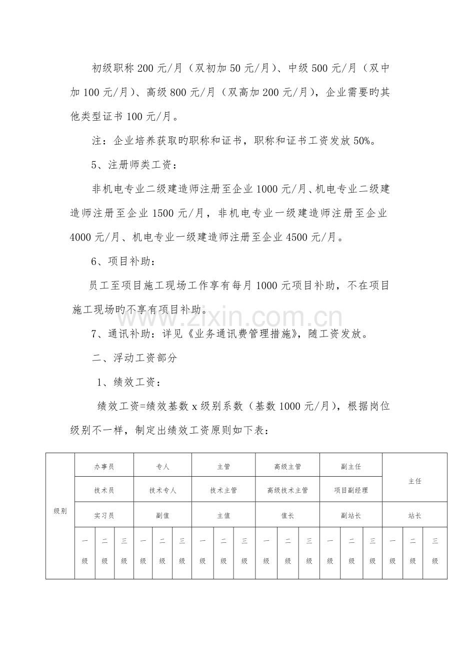 建筑公司员工结构工资方案.doc_第2页