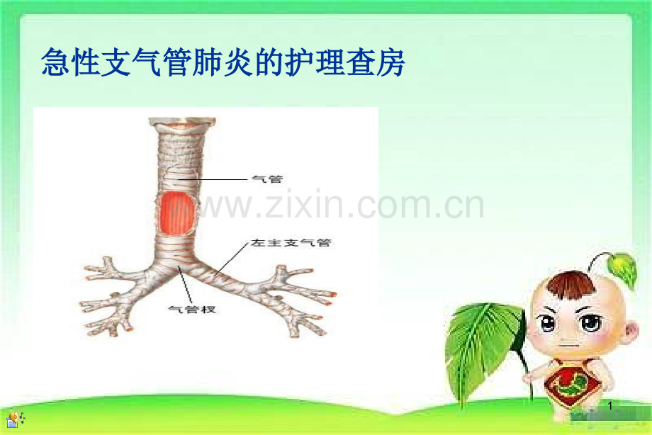 小儿急性支气管炎的护理查房ppt课件.ppt_第1页