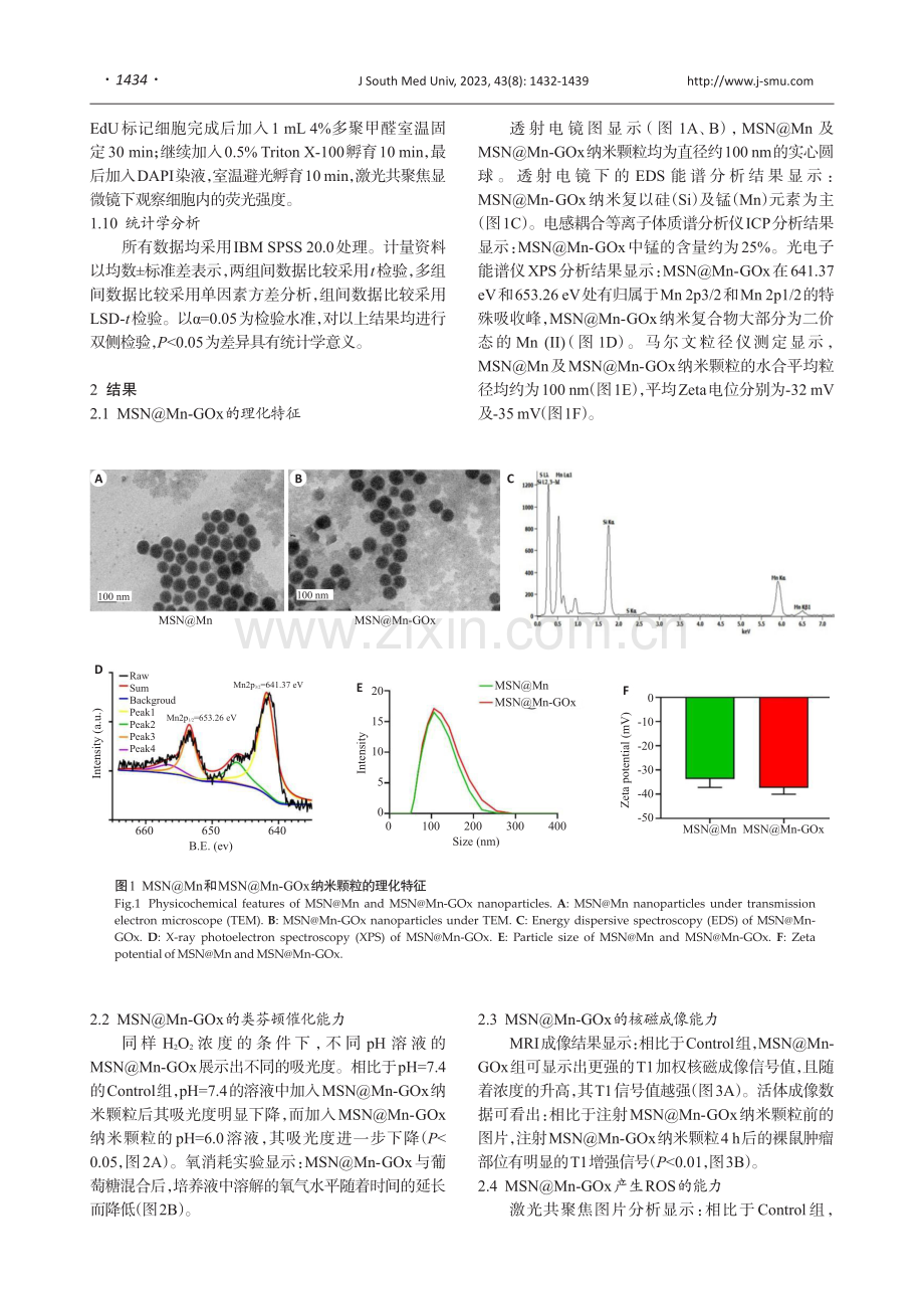 锰基纳米材料用于胃肠道恶性肿瘤的化学动力治疗.pdf_第3页