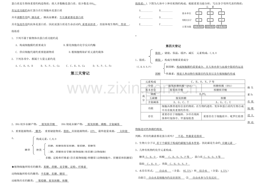 2023年高中生物会考必修一知识点总结.doc_第2页