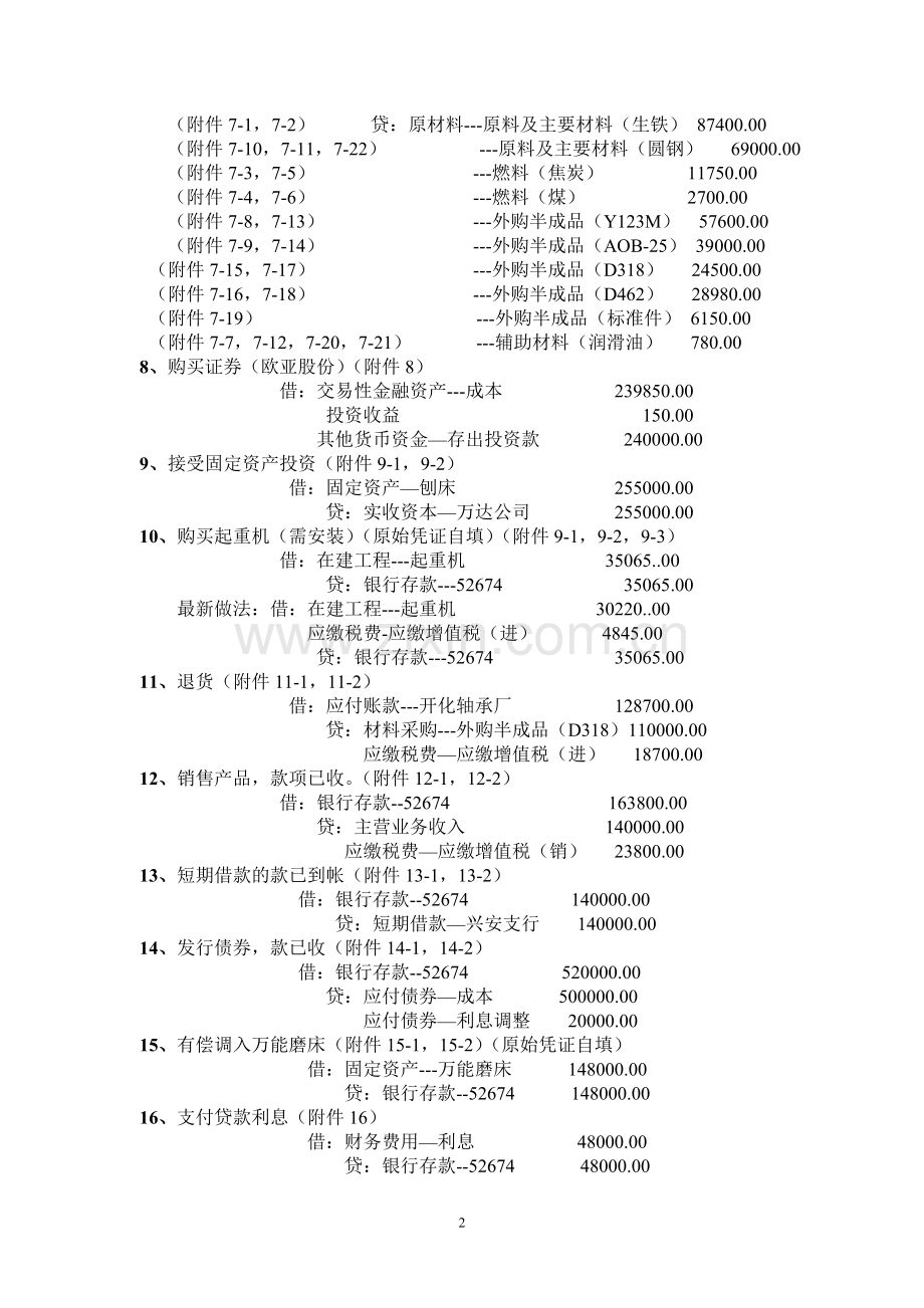 会计模拟实训教程(综合实训)参考答案.doc_第2页