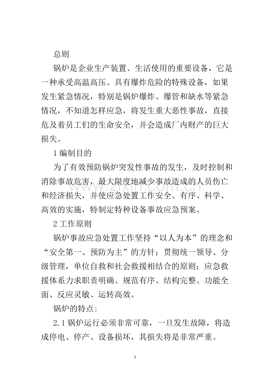 蒸汽锅炉应急预案.doc_第2页