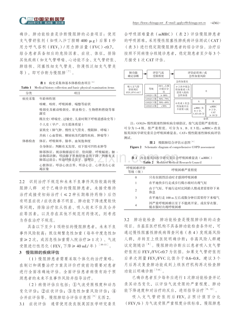 慢性阻塞性肺疾病中西医结合管理专家共识（2023版）.pdf_第3页