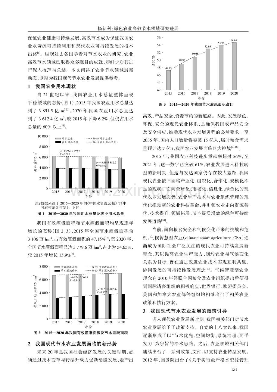 绿色农业高效节水领域研究进展.pdf_第2页