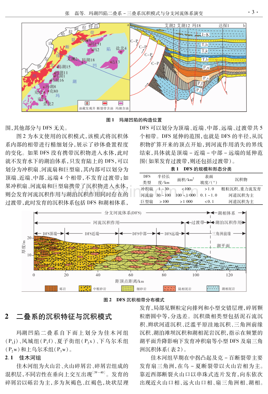 玛湖凹陷二叠系-三叠系沉积模式与分支河流体系演变.pdf_第3页