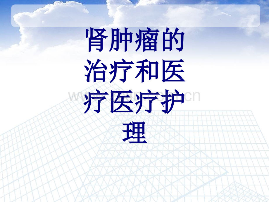 肾肿瘤的治疗和护理PPT优质课件.ppt_第1页