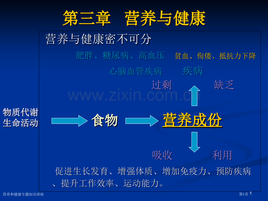 营养和健康专题知识讲座专家讲座.pptx_第1页