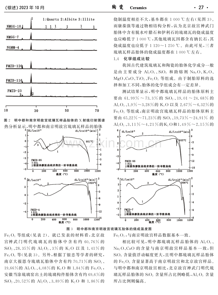 明代三都琉璃瓦胎体工艺的初步比较研究.pdf_第3页