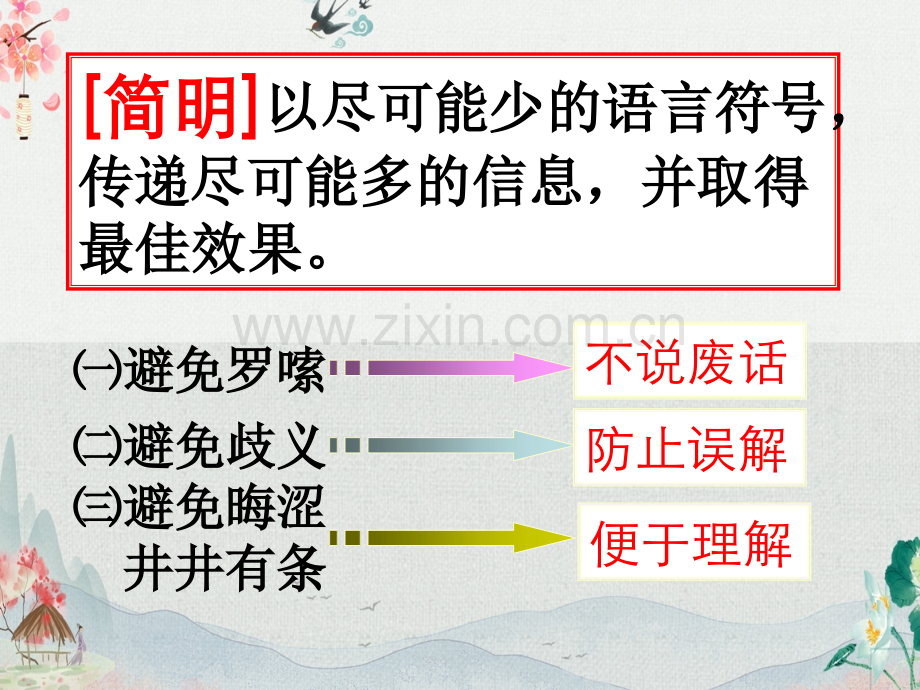 部编人教版七年级语文下册《第六单元写作：语言简明》优秀课件.ppt_第3页