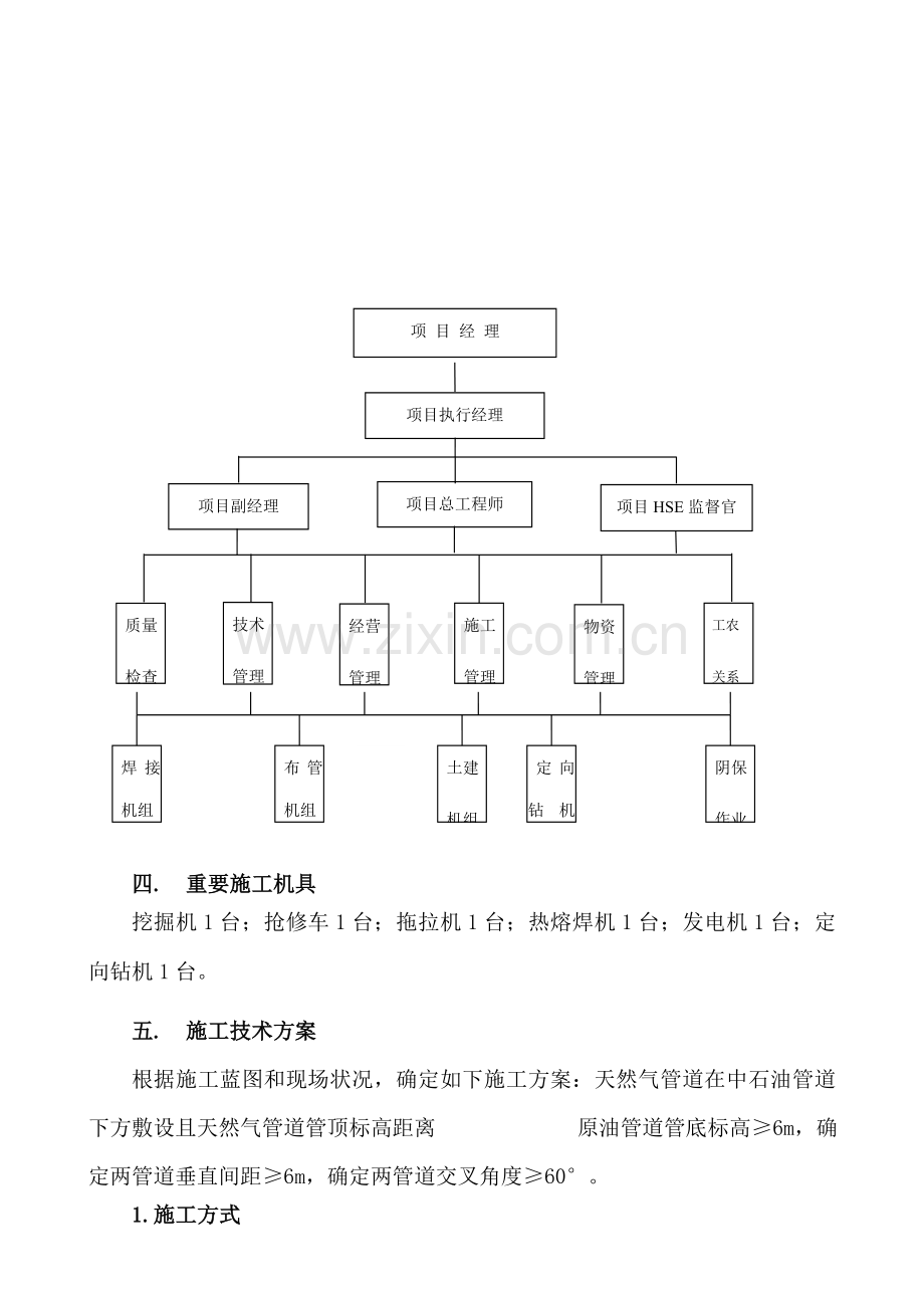 燃气管道输配工程与石油管道交叉穿越施工方案.doc_第3页