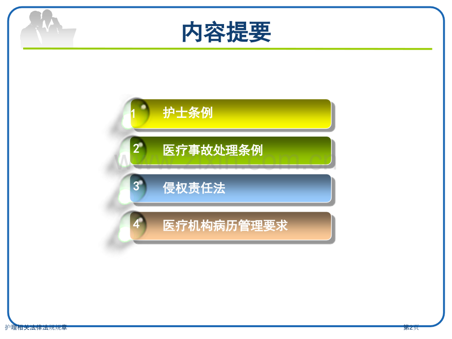 护理相关法律法规规章.pptx_第2页