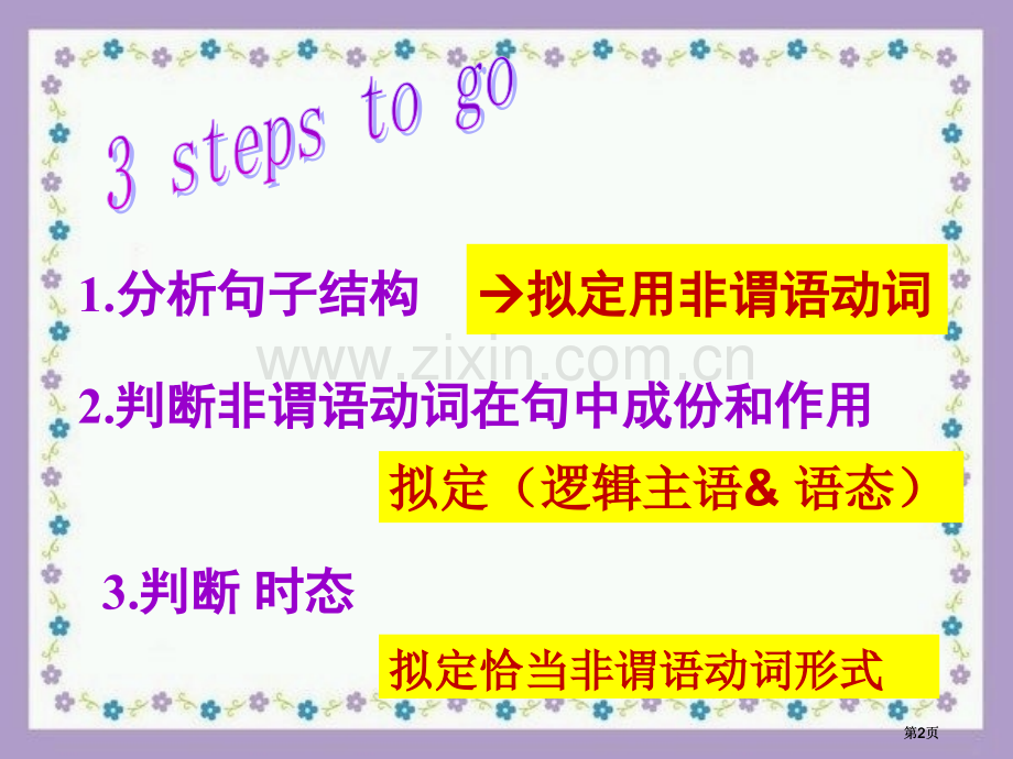 非谓语动词在语法填空的运用公开课一等奖优质课大赛微课获奖课件.pptx_第2页