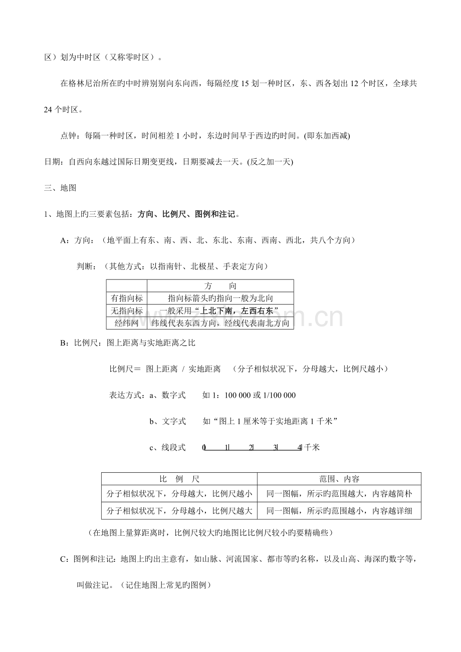 2023年初中地理知识点大汇编湘教版通用汇总.doc_第3页