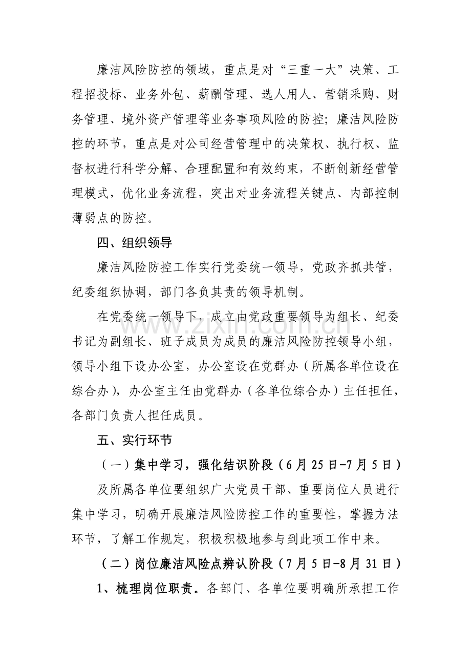 岗位廉洁风险点识别及防控工作方案.doc_第2页