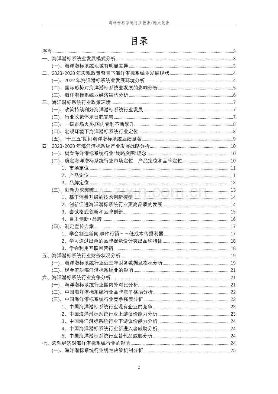 2023年海洋潜标系统行业分析报告及未来五至十年行业发展报告.docx_第2页