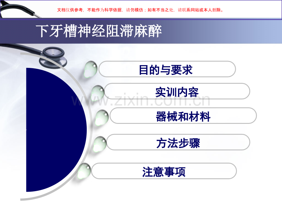 下牙槽神经阻滞麻醉课件.ppt_第1页