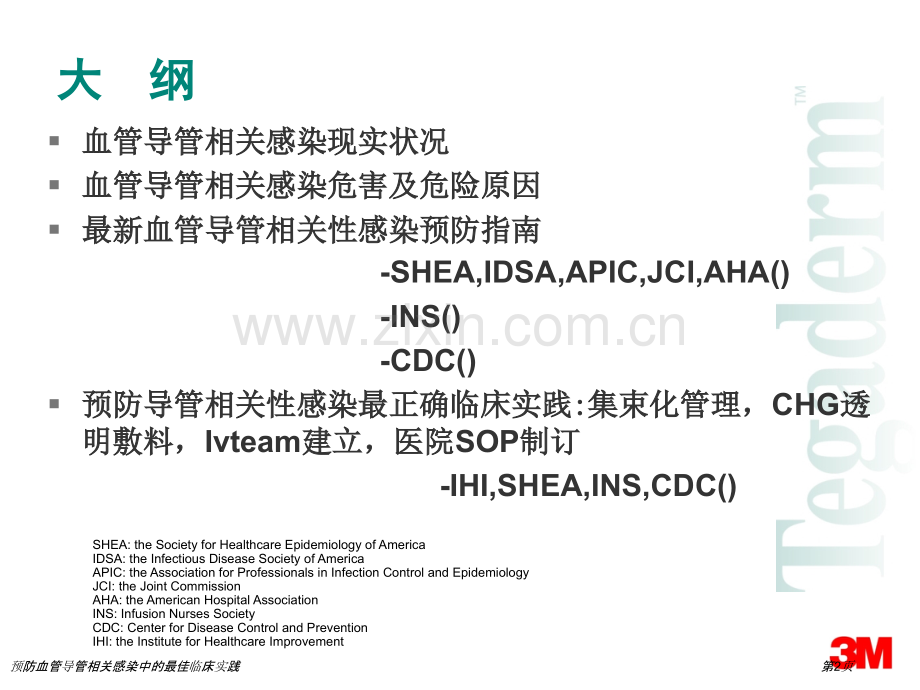 预防血管导管相关感染中的最佳临床实践专家讲座.pptx_第2页