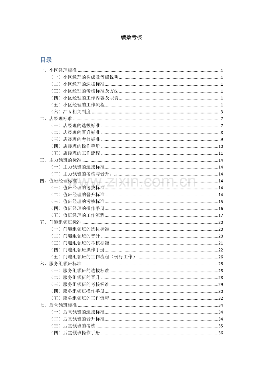 海底捞门店管理精髓-绝密资料.doc_第1页