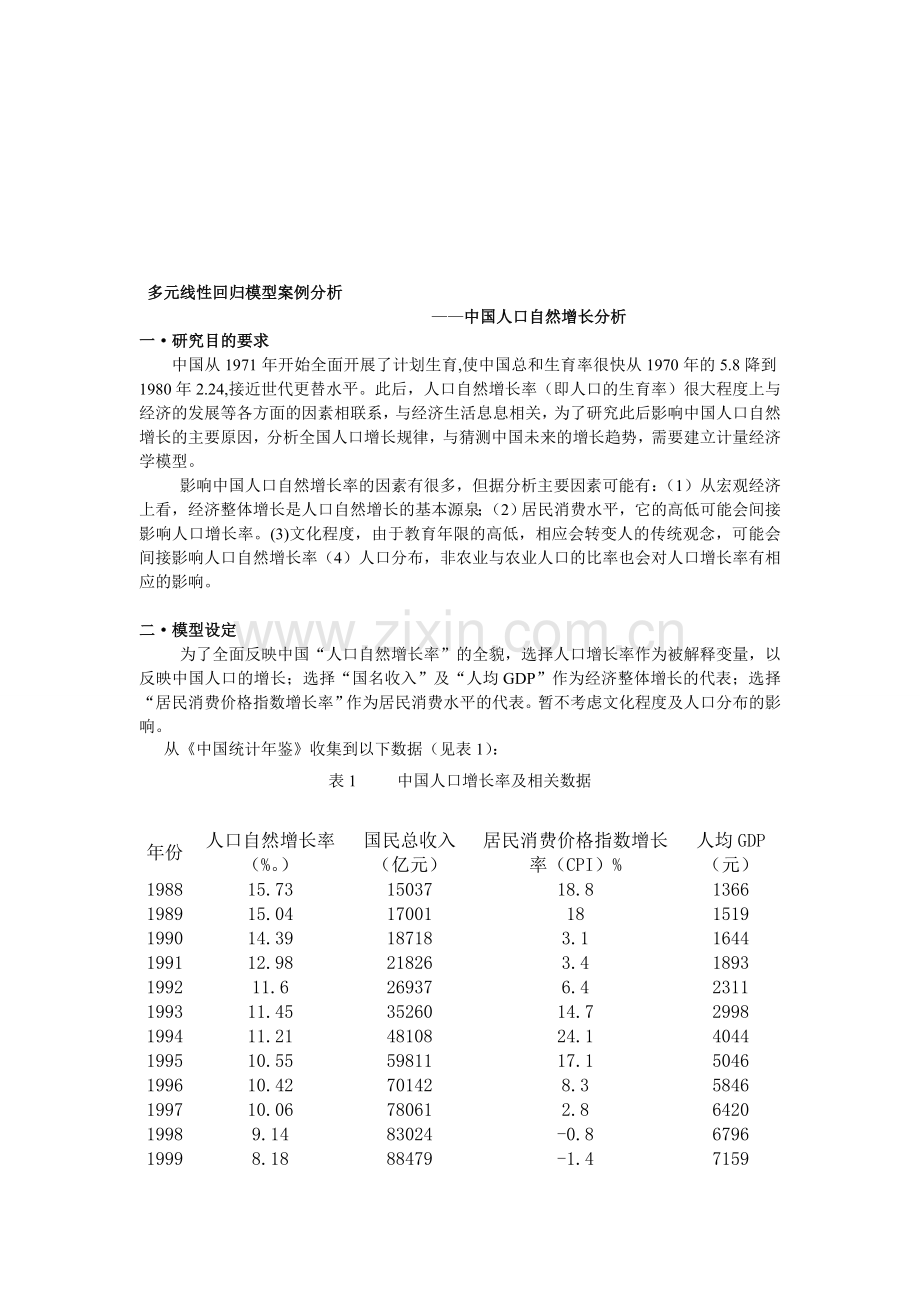 多元线性回归模型案例分析-副本.doc_第1页